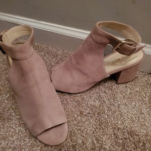 Nice west Taupe Suede Shoes